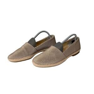 Paul Green Layla Espadrille Flats Women's Size 6.5 beige Slip-On Shoes